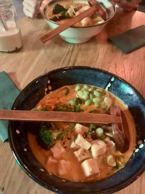 Coconut vegan soup   at Xu Noodle Bar in Tilburg