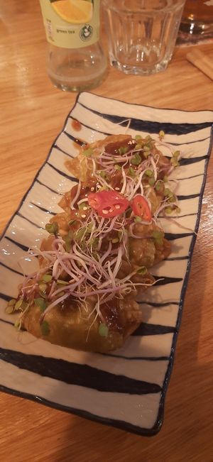 Vegan dumplings at Xu Noodle Bar in Tilburg