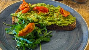 Avocado on toast at Planks Kitchen in Preston