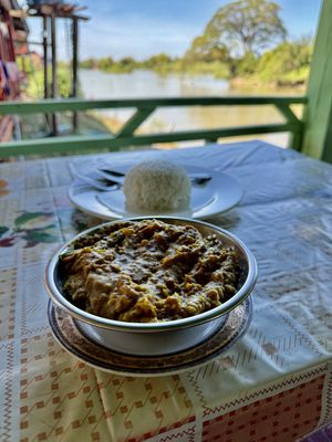 Fried Dal  at Datta Banana Leaf Restaurant and Bungalow in Don Det