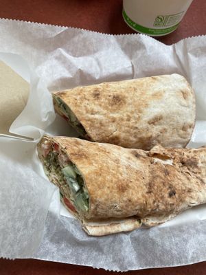 Falafel wrap   at Expressly Leslie Vegetarian Specialties in Woodstock