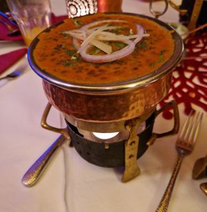 Dal Makhani, but vegan ordered! at Ganesha in Bayreuth