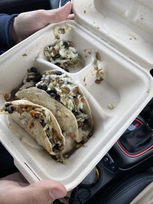 Sweet potato tacos  at The Wild Cow in Nashville