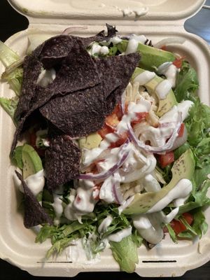 Taco salad at The Wild Cow in Nashville