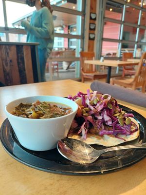 The sweet potato and black beans tacos was very flavorful. at The Wild Cow in Nashville