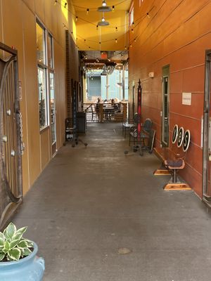 Alleyway to restaurant  at The Wild Cow in Nashville