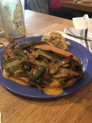 Delicious philly cheese steak  at The Wild Cow in Nashville