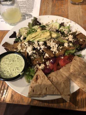 Gyro salad  at The Wild Cow in Nashville