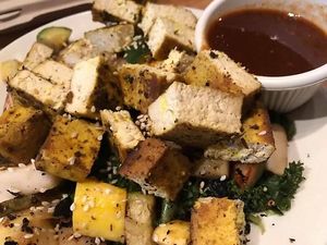 Tofu bowl at The Wild Cow in Nashville