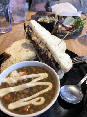 Patty melt at The Wild Cow in Nashville