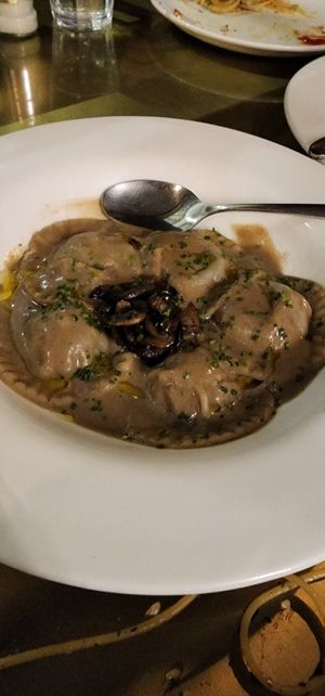 Mushroom ravioli 🤩 at The Nutcracker in Mumbai
