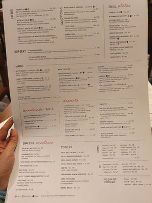 Menu 2 at The Nutcracker in Mumbai