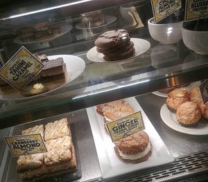 An array of some of the vegan baked goods at Colectivo Coffee  - Monroe St. in Madison