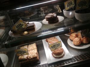 Lots of vegan bakery items, but plenty to choose from for lunch as well at Colectivo Coffee  - Monroe St. in Madison