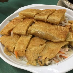 Bean curd rolls  at Miu Fat Chai - Tsuen Wan in New Territories