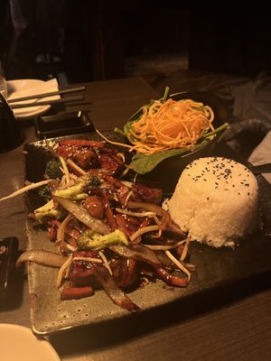 Tofu teriyaki   at Yamagoya Sushi in Fernie