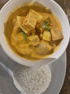 Tofu Curry   at The Big Easy in Koh Rong