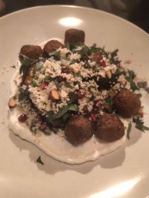 Meatballs + couscous at Flavour Bastards in Copenhagen