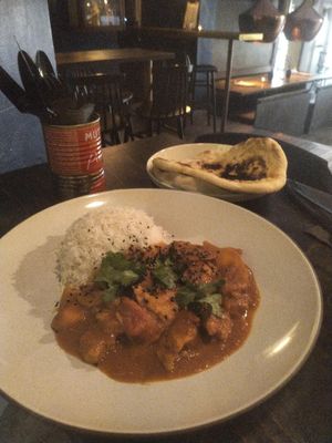 Vegan indian 'chicken' at Flavour Bastards in Copenhagen