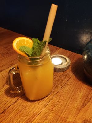 Passion fruit lemonade at Flavour Bastards in Copenhagen