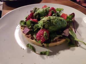 I want it all waffle at Flavour Bastards in Copenhagen