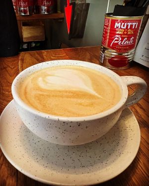 Cappuccino with oat milk   at Flavour Bastards in Copenhagen