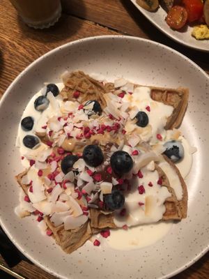 Queen waffle at Flavour Bastards in Copenhagen