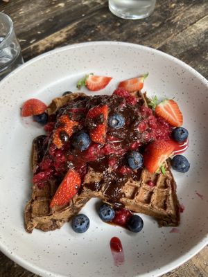 Woffle 🌱  at Flavour Bastards in Copenhagen