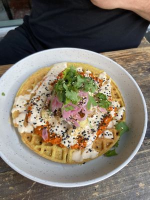 Foodie woffle 🌱  at Flavour Bastards in Copenhagen