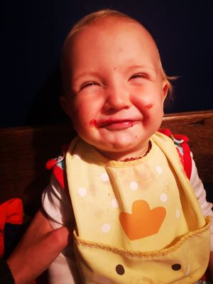 The baby was the only one who enjoyed it and he was nearly banned entry at the door 😂 at Flavour Bastards in Copenhagen