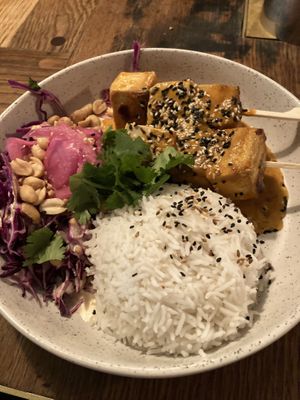 Satay tofu  at Flavour Bastards in Copenhagen