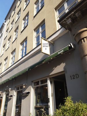 Outside at Flavour Bastards in Copenhagen