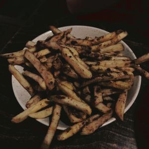 Truffled fries at Flavour Bastards in Copenhagen