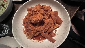 Apple pie waffles  at Flavour Bastards in Copenhagen