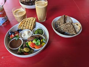 Vegan breakfast at Flavour Bastards in Copenhagen