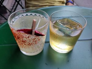 They don't serve them half full but we forgot to take pictures beforehand 😅 at Flavour Bastards in Copenhagen