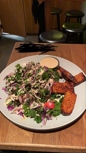 Huge salat  at Flavour Bastards in Copenhagen