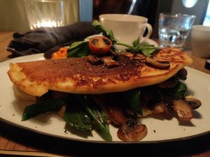 Omellete at Flavour Bastards in Copenhagen