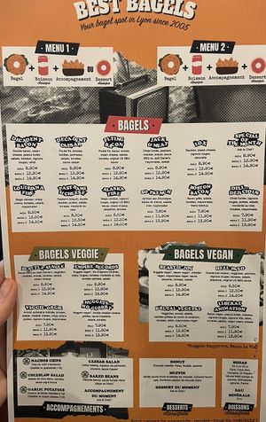   at Best Bagels - Croix Rousse in Lyon