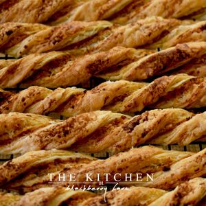 Vegan Cheese Twists  at The Kitchen at Blackberry Farm in Glastonbury