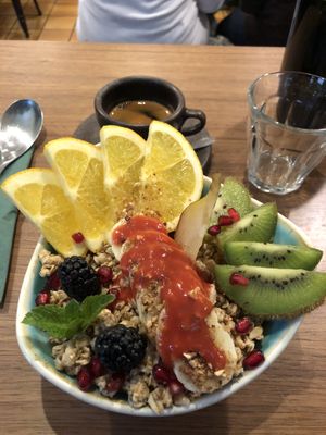 vegan granola!  at Bonobo in Montpellier