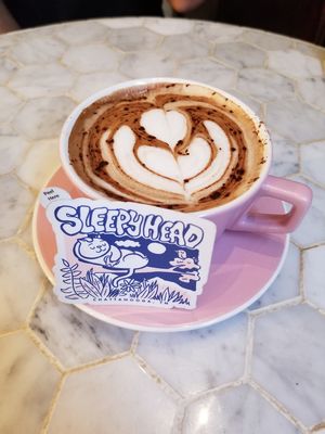 Mocha at Sleepyhead Coffee in Chattanooga