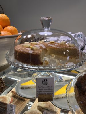 Vegan Lemon Cake  at Rabaçal Nature Spot Café in Estreito Da Calheta