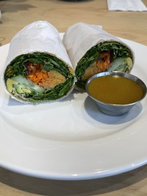 Hummus wrap at Olena Cafe in Honolulu