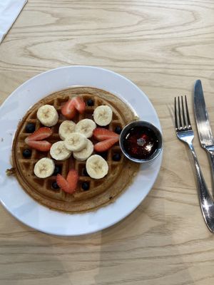 Waffle at Olena Cafe in Honolulu