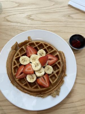 Waffle at Olena Cafe in Honolulu
