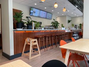 Inside  at Olena Cafe in Honolulu