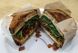 Breakfast Sandwich at Olena Cafe in Honolulu