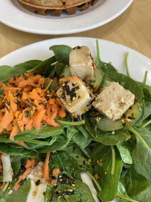 Tofu poke salad  at Olena Cafe in Honolulu