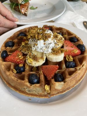 WAFFLE  at Olena Cafe in Honolulu